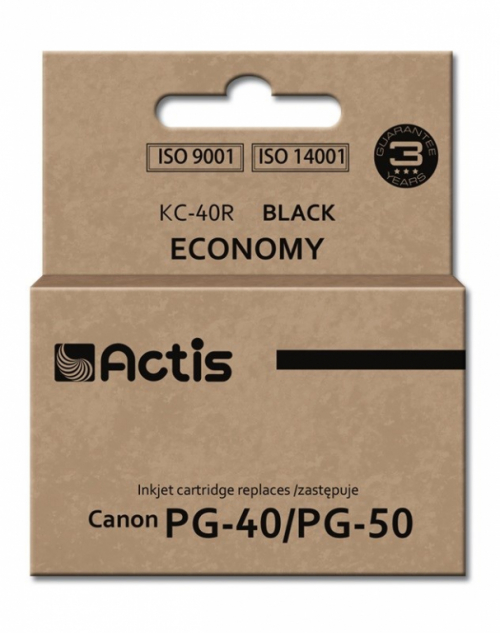 Actis KC-40R ink (replacement for Canon PG-40 / PG-50; Standard; 25 ml; black)