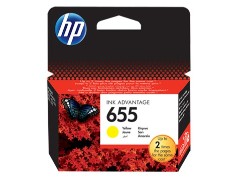 HP Inc. Ink No. 655 Yellow CZ112AE