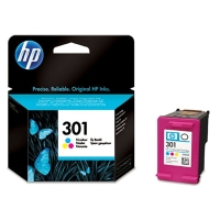 HP 301 Tri-color Ink Cartridge, 165 pages, for HP HP Deskjet 1000, 1050, 2050, 3000, 3050