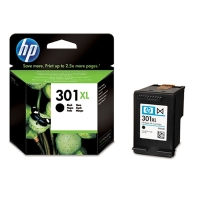 HP 301XL High Capacity Black Ink Cartridge, 480 pages, for HP Deskjet 1000, 1050, 2050, 3000, 3050