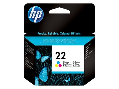 HP Inc. Ink No. 22 Colorful C9352AE