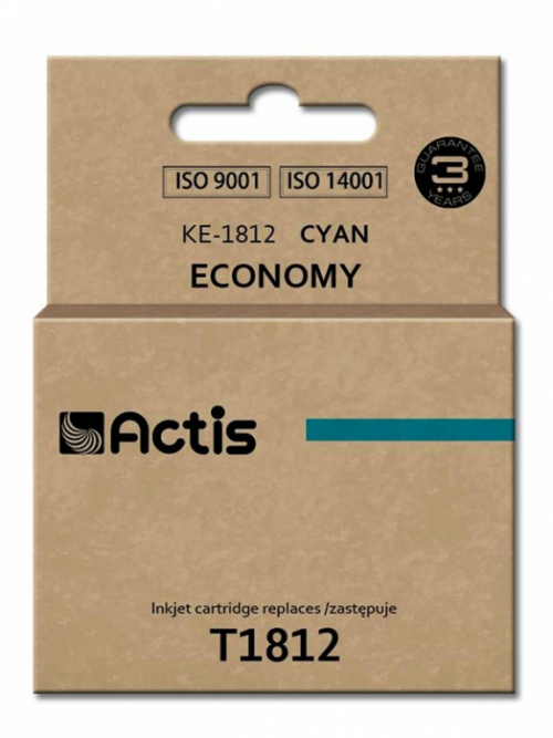 Actis KE-1812 ink (replacement for Epson T1812; Standard; 15 ml; cyan)