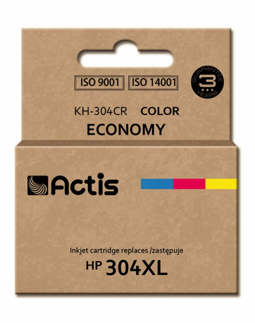 Actis KH-304CR ink (replacement for HP 304XL N9K07AE; Premium; 18 ml; color)