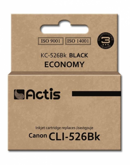Actis KC-526Bk Ink Cartridge (replacement for Canon CLI-526BK; Standard; 10 ml; black)