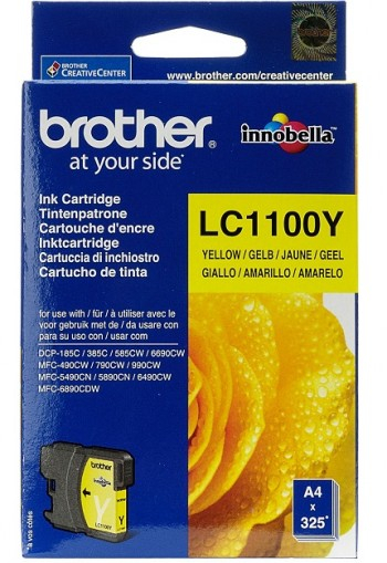 BROTHER LC-1100Y TONER YELLOW 325P