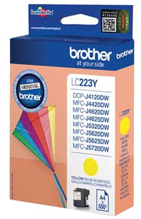 BROTHER LC-223Y TONER YELLOW 550P