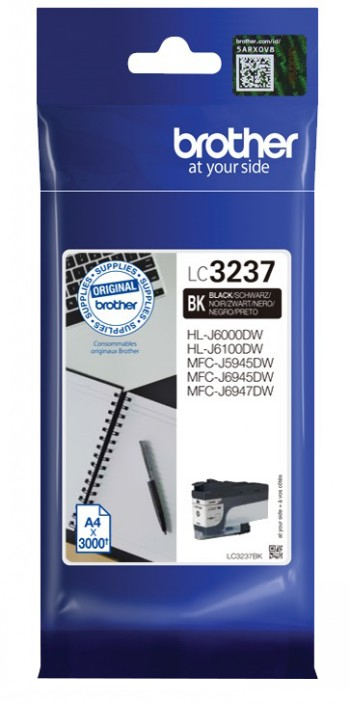 BROTHER LC3237BK TONER BLACK 3000