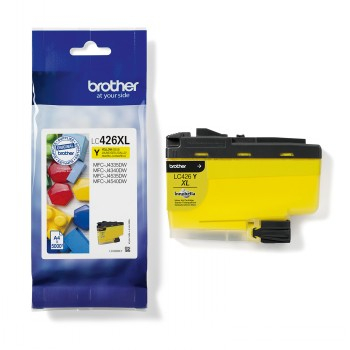 BROTHER LC426XLY YELLOW INK-CARTRIDGE, YIELD=5,000 PAGES