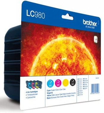 BROTHER VALUE PACK (LC-980BK/C/M/Y)