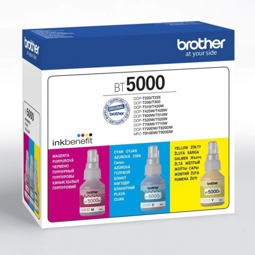 Brother Ink Multipak BT5000CMY 3x5k for DCP-T2xx/3xx/4xx/5xx/7xx/T9x0