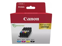 CANON CLI-551 Ink Cartridge C/M/Y/BK MultiPack blister