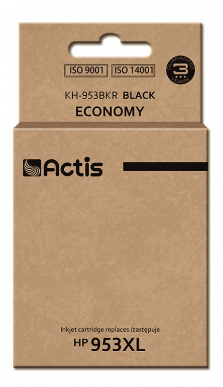 Actis KH-953BKR ink (replacement for HP 953XL L0S70AE; Standard; 50 ml; black)- New Chip