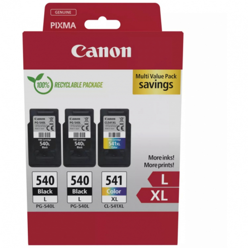 Canon Tinte PG-540L/CL-541XL 5224B017 3er Multipack (2xBK/Color)