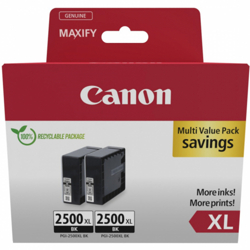 Canon Tinte PGI-2500XL 9254B011 2er Multipack Schwarz