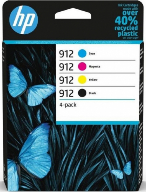 HP Inc. Ink 912 4-Pack 6ZC74AE CMYK