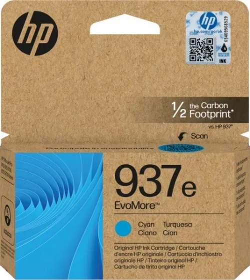HP Inc. Ink 937e Cyan 4S6W6NE
