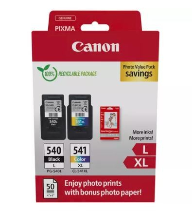 Canon PG540L/CL541XL PVP 5224B012 ink set
