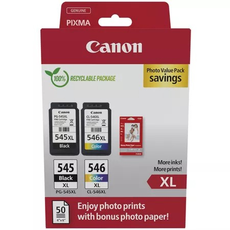 Canon Ink PG-545XL/CL-546XL PHOTO VALUE 8286B011