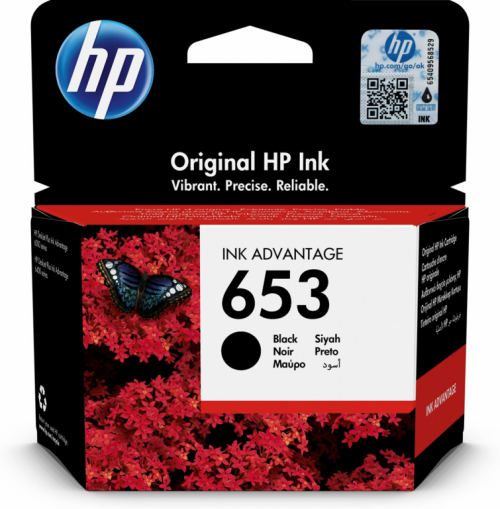 HP 653 1 pc(s) Original Standard Yield Black