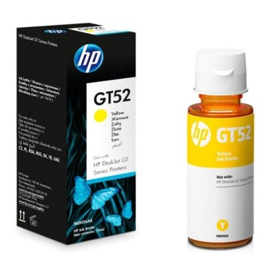 HP GT52 Yellow Ink Bottle, 8000 pages, for HP DeskJet GT series, Cronos