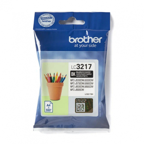 Brother Ink LC3217BK 550pgs for MFC-J53/57/59/65/69xxDW