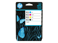 HP 953 CMYK Original Ink Cartridge 4-Pack