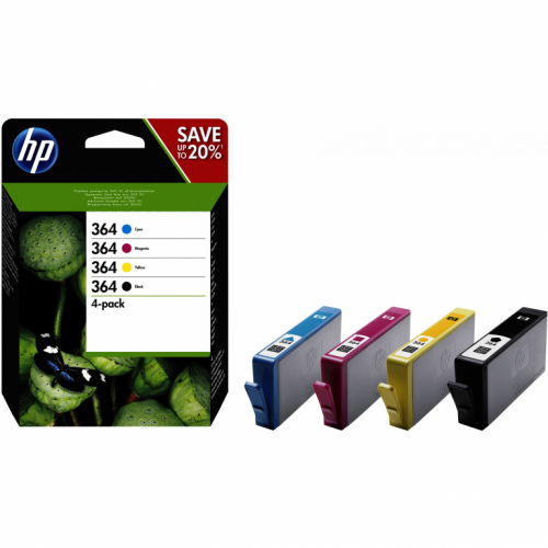 HP Tinte 364 N9J73AE Multipack (BK/C/M/Y)