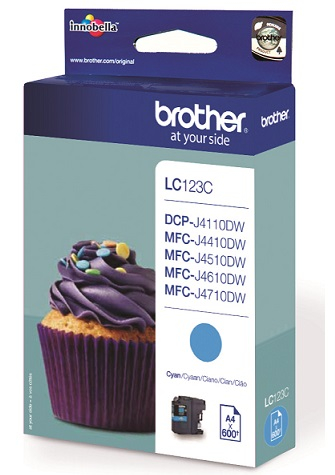 BROTHER LC-123C TONER CYAN 600P