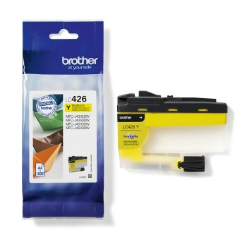 BROTHER LC426Y YELLOW INK-CARTRIDGE, YIELD=1,500 PAGES