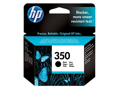 HP Inc. Ink No. 350 Black CB335EE *новая, немного повреждена упаковка