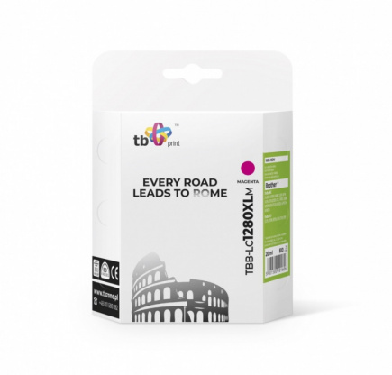 TB Print Ink for BrotherLC1280XL Magenta TBB-LC1280XLM