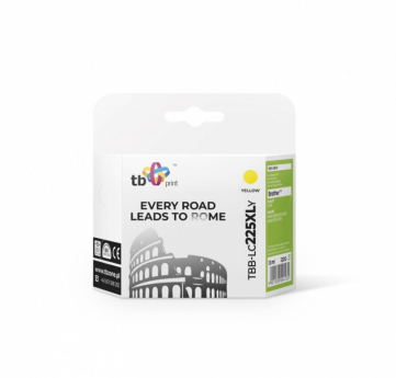TB Print Ink for Brother LC125XL TBB-LC225XLY YE