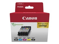 CANON PGI-580/CLI-581 Ink Cartridge BK/CMYK Sec