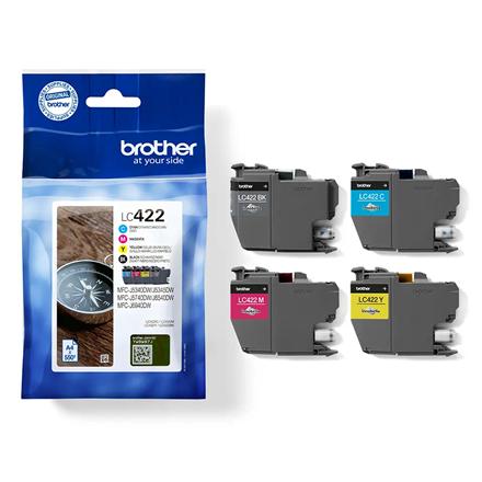 Brother LC422VALDR | Ink Cartridge | Black, Cyan, Magenta, Yellow