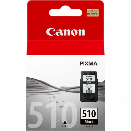 Canon Tinte PG-510BK 2970B001 Schwarz bis zu 220 Seiten gemäß ISO/IEC 24711