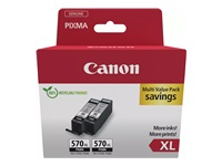 CANON PGI-570XL Ink Cartridge BK TWIN BL SEC