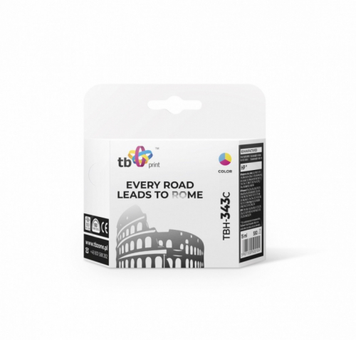 TB Print Ink TBH-343C (HP No. 343 - C8766EE) Colour remanufactured