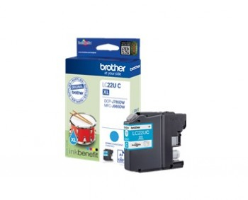 BROTHER LC22UC CYAN INK CART 1200P