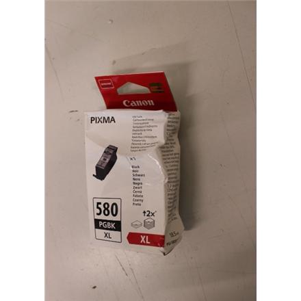 Taastatud. Canon PGI-580PGBK XL  black | Canon XL Ink Cartridge | PGI-580XL | Ink Cartridge | Black | DAMAGED PACKAGING