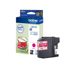 BROTHER LC22UM MAGENTA INK CART 1200P