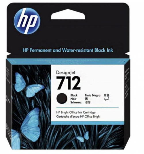 HP Inc. Ink 712 80ml Black 3ED71A