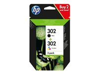 HP 302 Ink Cartridge Combo 2-Pack