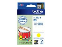 BROTHER LC22UY Ink yellow 1200pages for DCP-J785DW