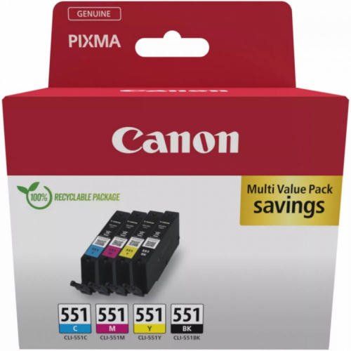 Canon Ink set CLI-551 C/M/Y/BK MULTI 6509B015