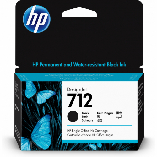 HP Tinte 712 3ED70A Schwarz 38 ml