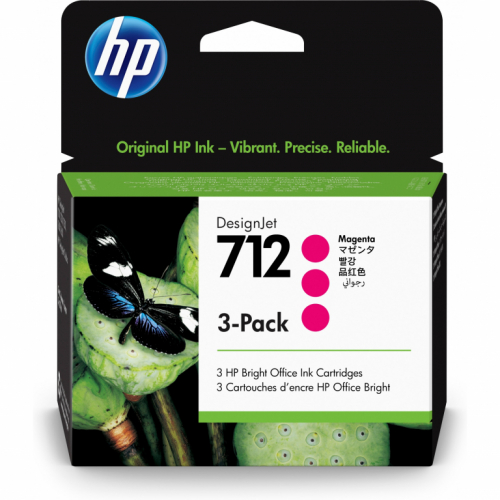 HP Tinte 712 3-Pack 29-ml Magenta DesignJet Ink Cartridge