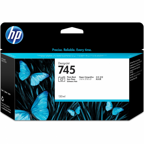 HP Tinte 745 Tintenpatrone Fotoschwarz 130 ml