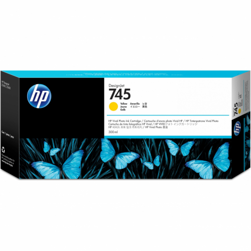 HP Tinte 745 Tintenpatrone Gelb 300 ml