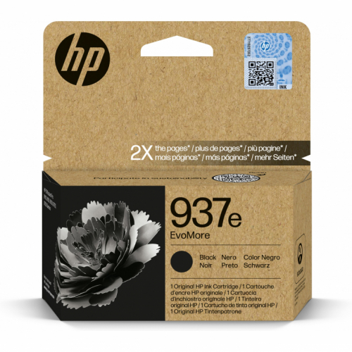 HP Tinte 937e EvoMore Black Original Ink Cartridge