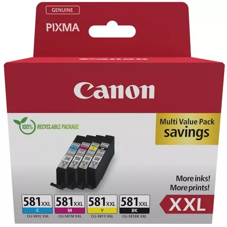 Canon Ink CLI-581XXL BK/C/M/Y MULTI 1998C007